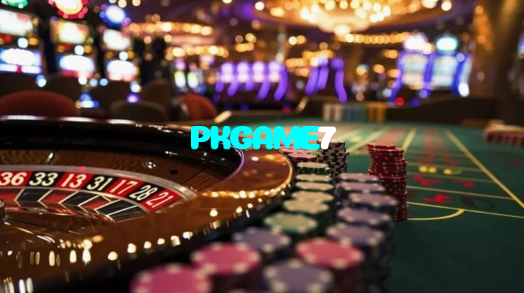 PKGAME7 casino presented on mobile device in Pakistan with slots and live games